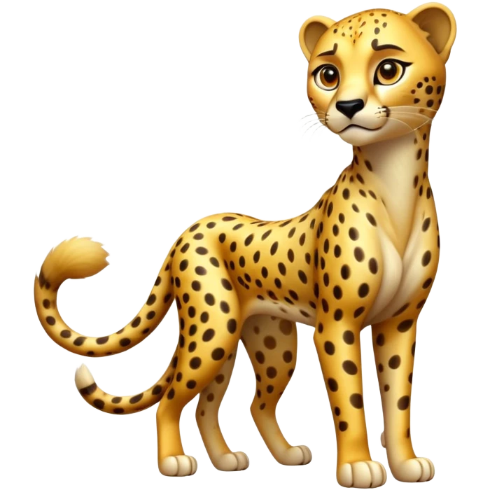 cinematic-cheetah-realistic-full-body-standing-emoji,-slim-and-athletic-frame-poised-for-action,-long-tail-curving-slightly,-head-tilted-dramatically,-sleek-golden-fur-with-black-spots,-piercing-amber-eyes,-simplified-yet-realistic-focused-features,-highly-detailed,-glowing-with-an-almost-sarcastic-glow emoji