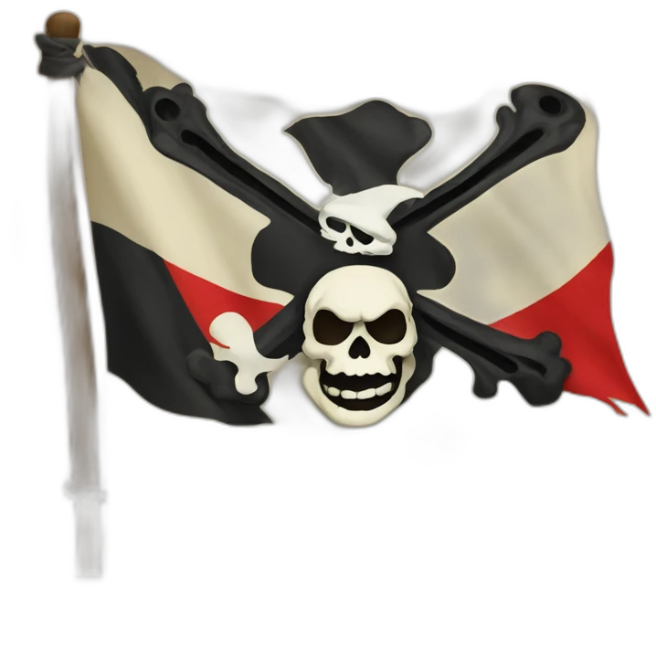 apple jolly Roger flag emoji