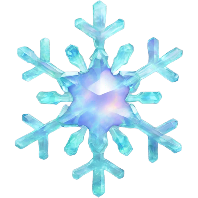 opal crystal gemstone snowflake  emoji