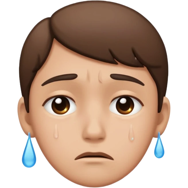 majorly just a face of one of the characters from TUYU's songs, looking sad emoji