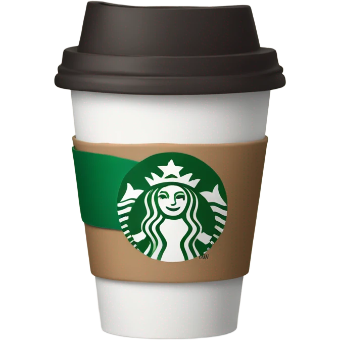 Starbucks coffee cup emoji