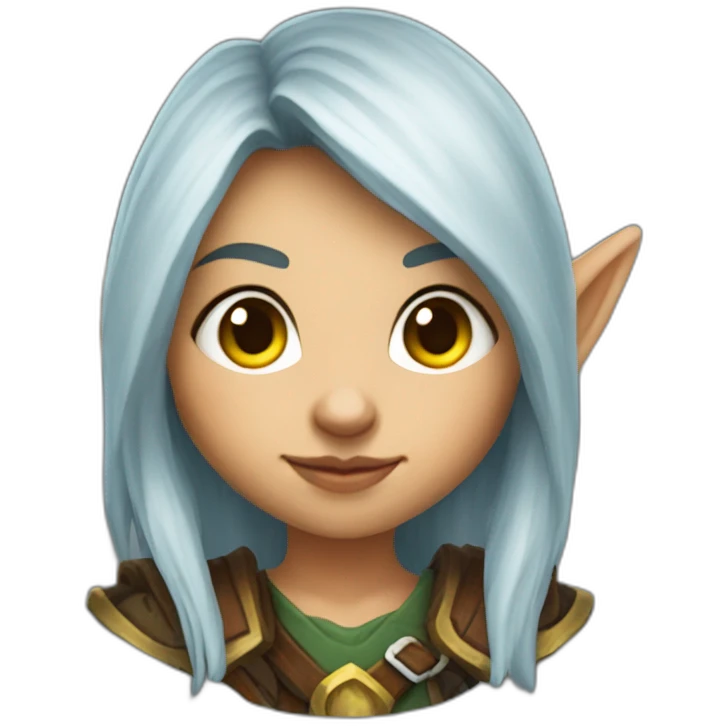 Warcraft-gnome-hunter-female emoji