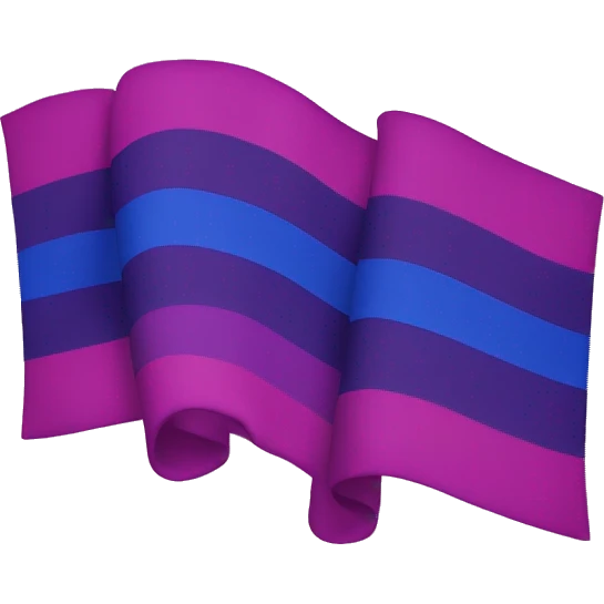 Bandera bisexual  emoji