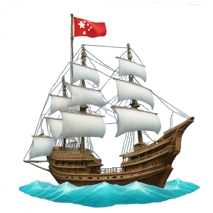 Aqua Luna ship of Hong Kong emoji