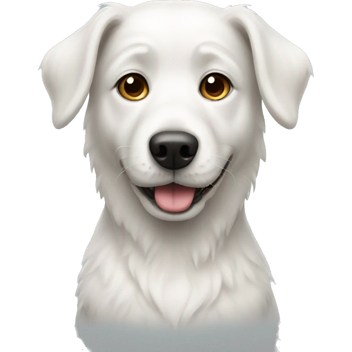 White dog emoji
