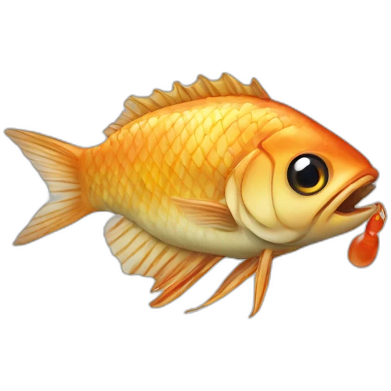 Pescado frito emoji
