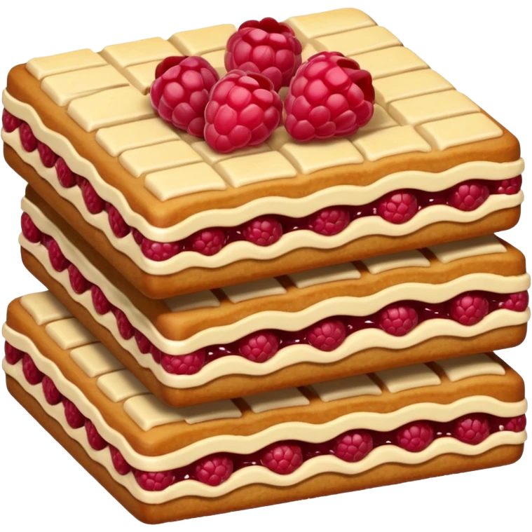 Raspberry Jam Center Bars emoji