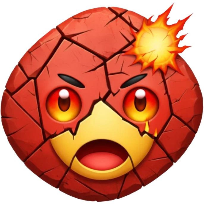 rock with fever emoji emoji