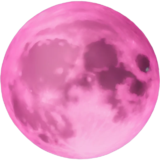 pink moon emoji