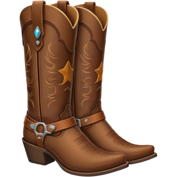 Western Cast cowboy boots emoji