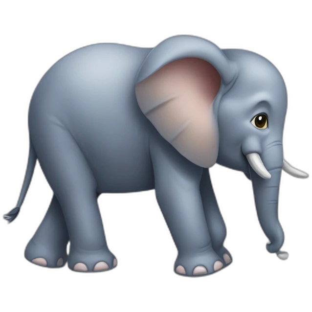 Éléphants sur souris emoji