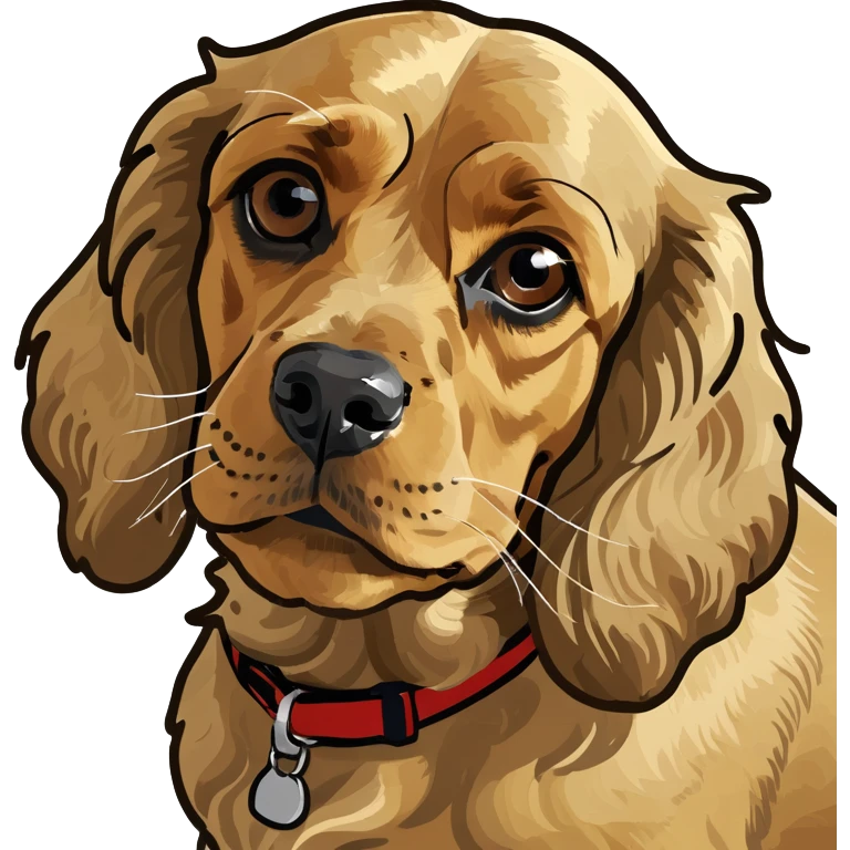 Cocker spaniel emoji