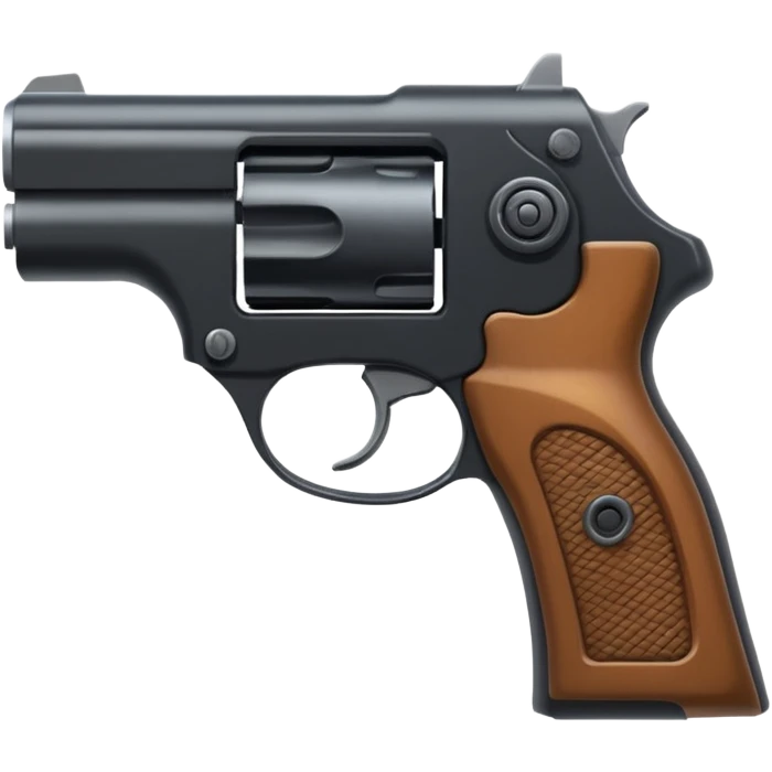 Con una gora de lado con una pistola emoji