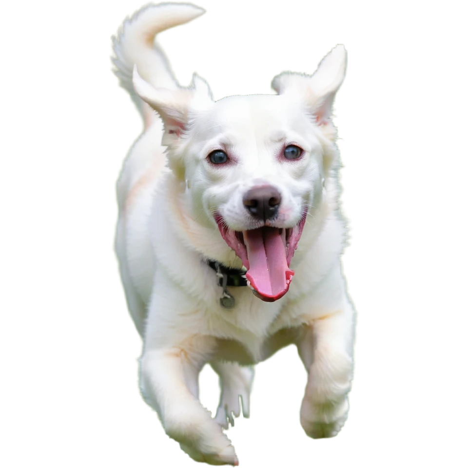 playful dog emoji