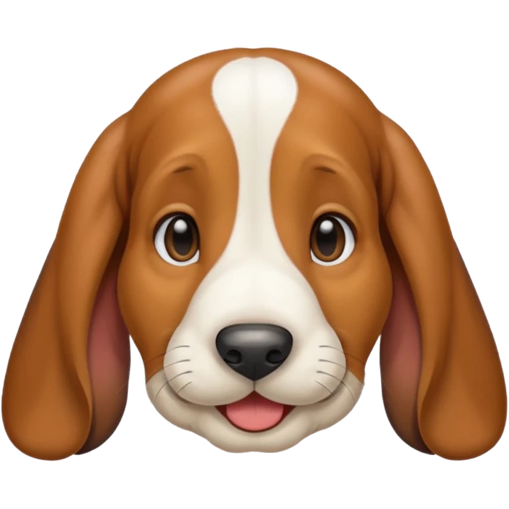 smile Basset Hound baby emoji