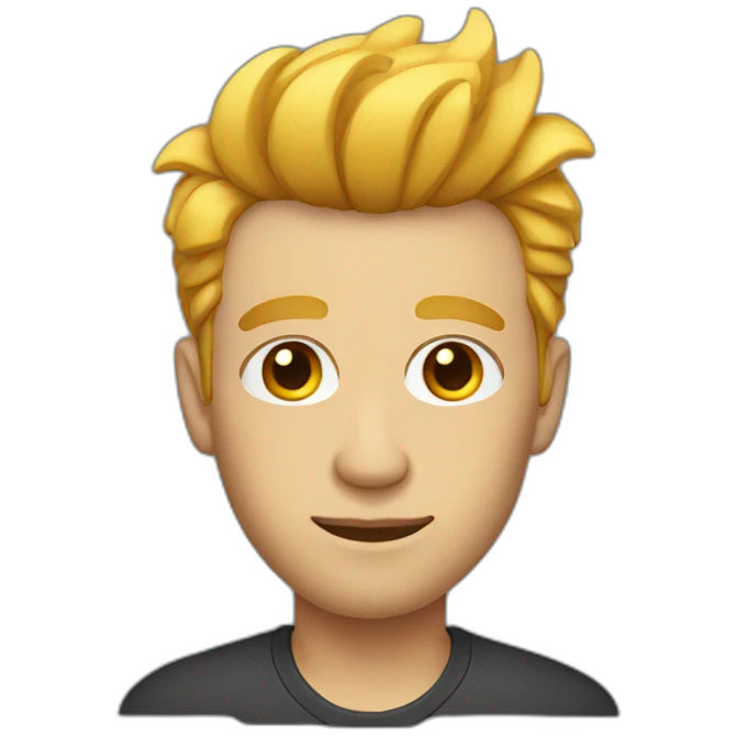 Men with quiff hairstyle  emoji