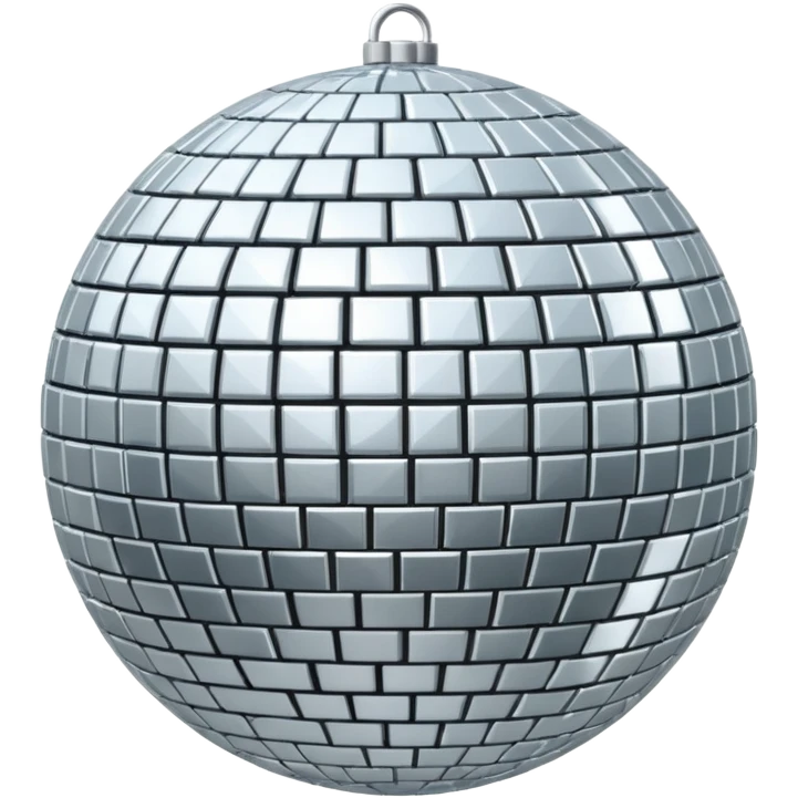silver disco ball emoji