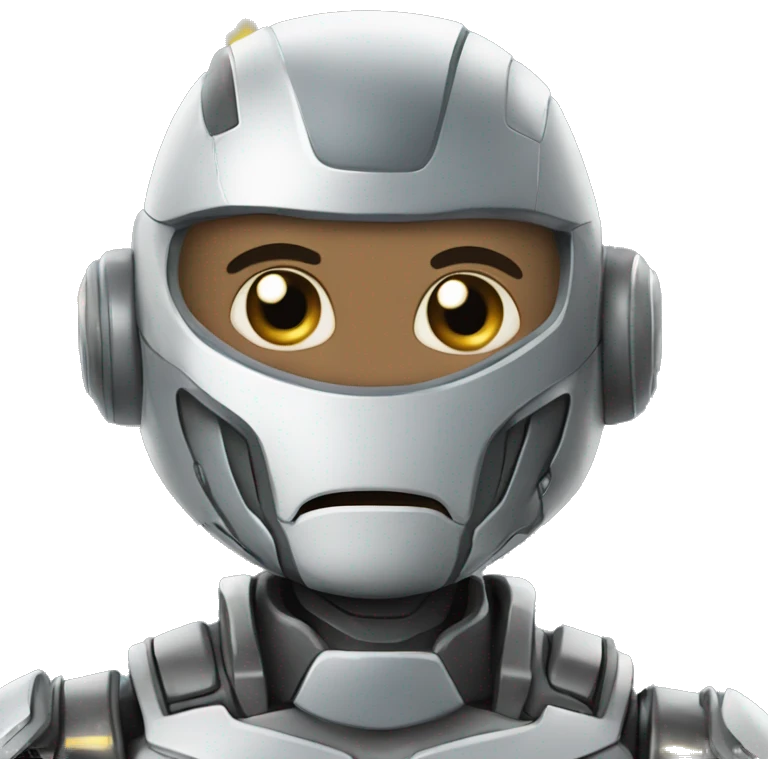Superhero robot ￼ emoji