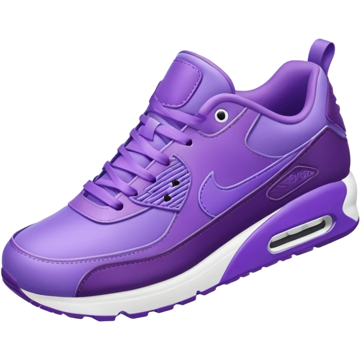 purple sneakers air emoji