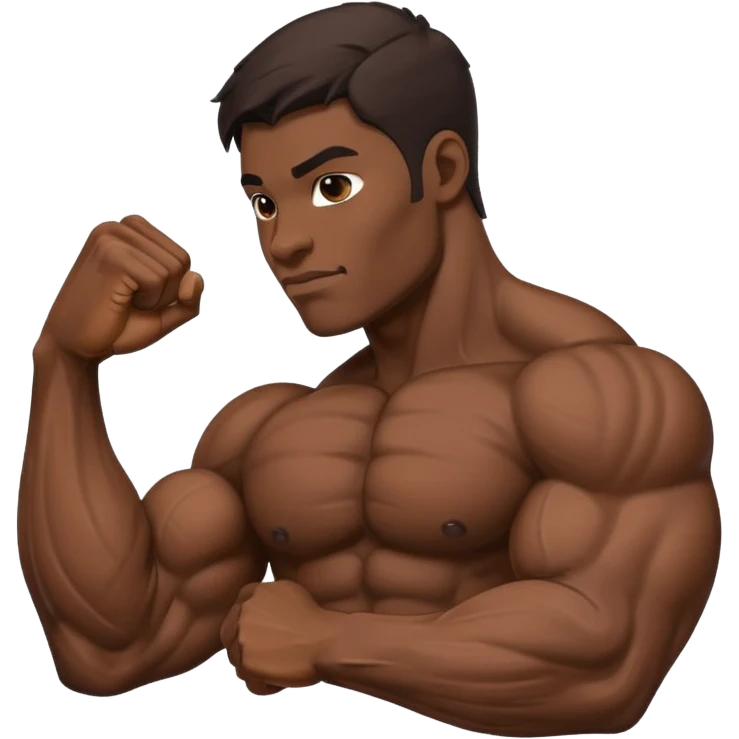 strong and detailed flexed veiny bicep emoji emoji