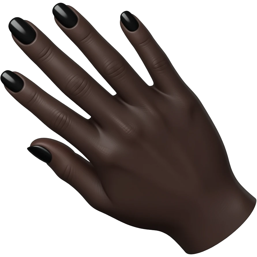 YVL Black Hand and Black Nail emoji