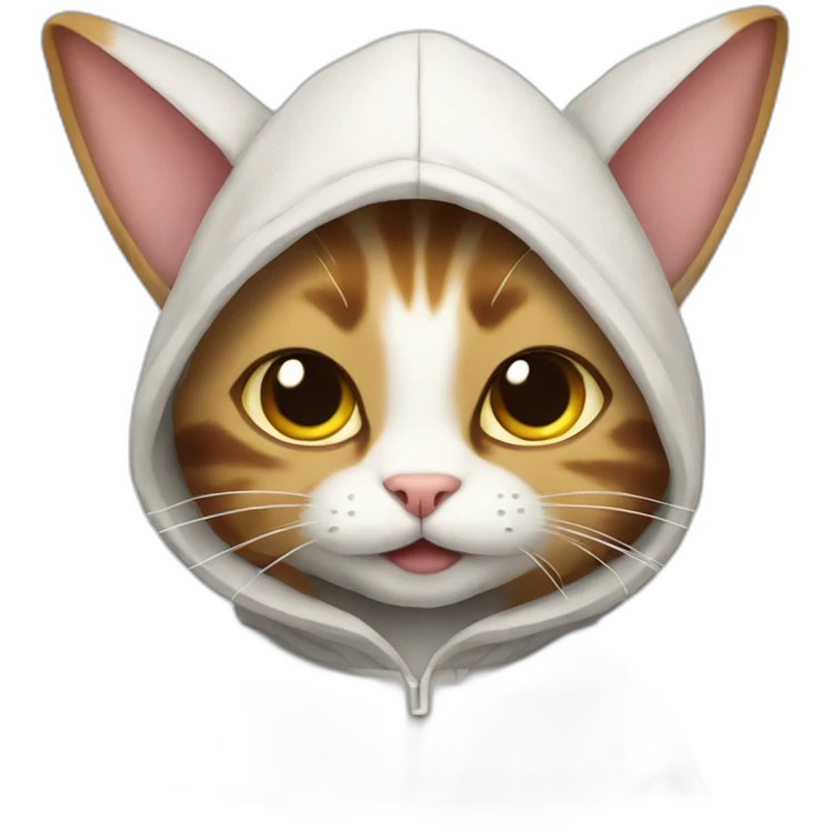Cat in rabbit’s costume emoji