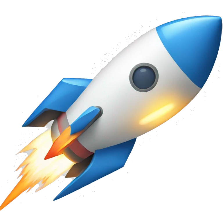 rocket happy emoji