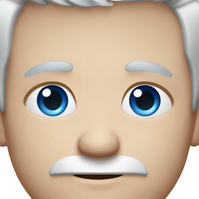 Imagine Marty with blue eyes, receding white hair emoji
