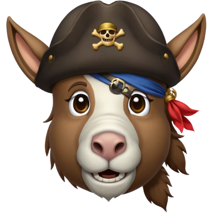 pirate donkey  emoji