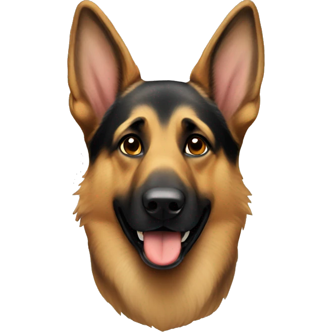 German shepherd  emoji