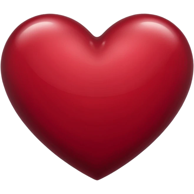Bordeaux heart emoji