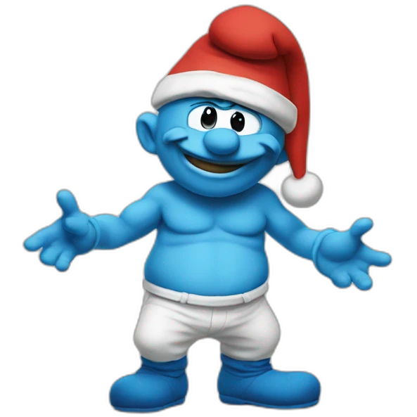 Papa Smurf emoji