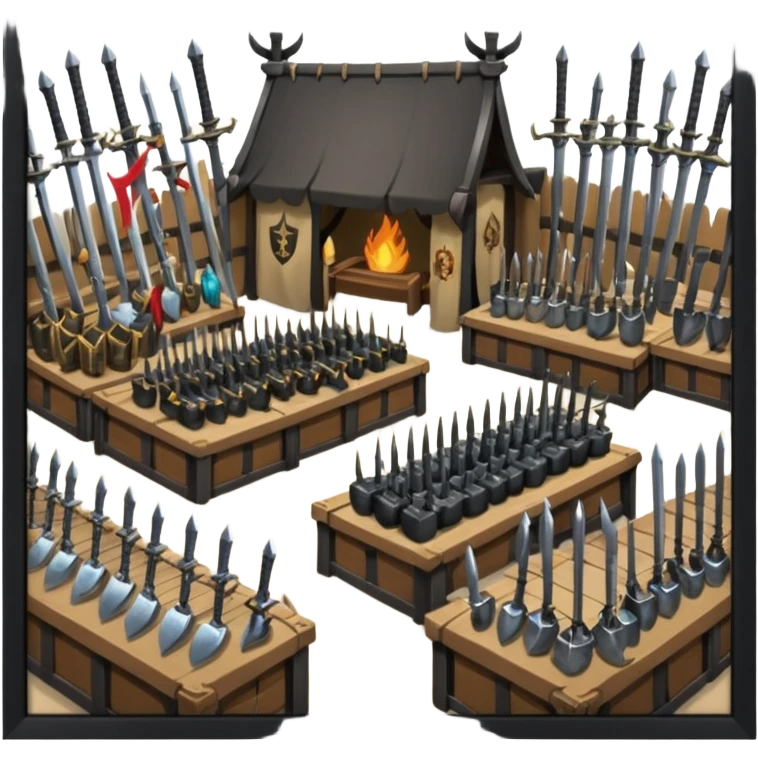 weapon market where we buy sword ,armor, potion  emoji