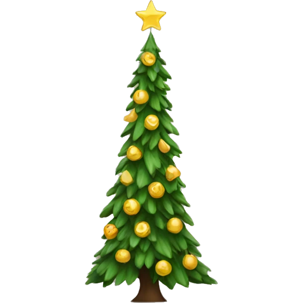 New Year tree emoji