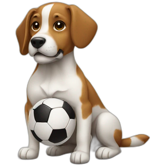 dog-playing-football emoji