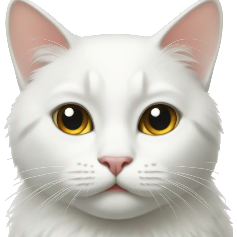 White cat emoji