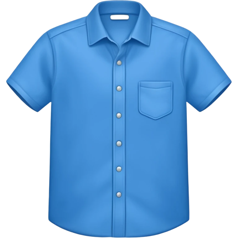 Blue shirt emoji