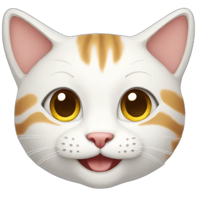 Happy cat emoji