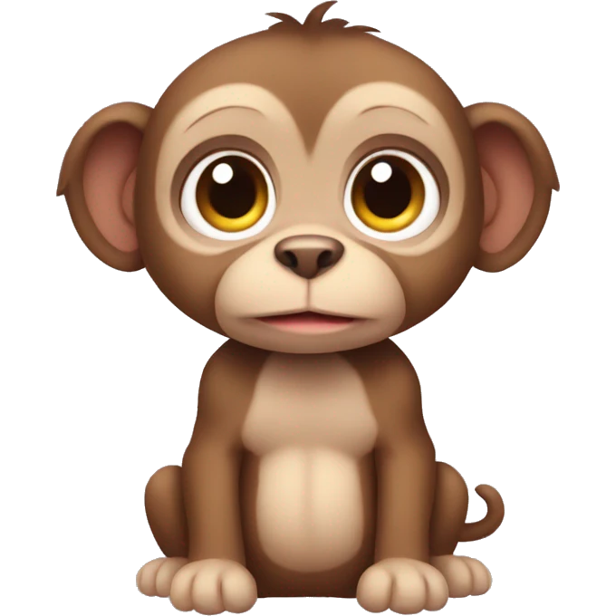 Puppy monkey baby emoji