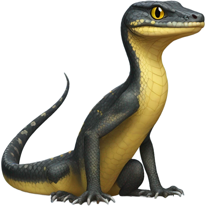 Asian water monitor emoji