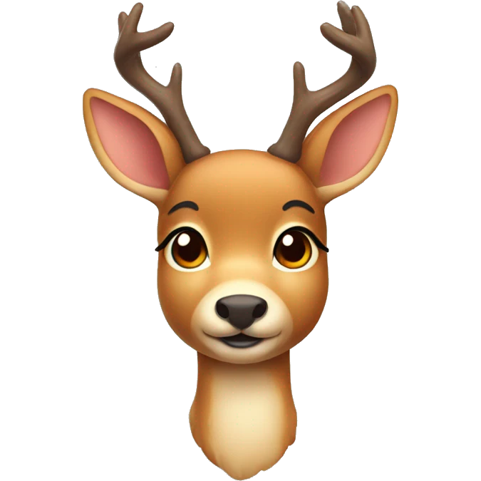 Cute deer emoji