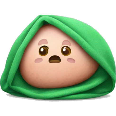 ham in a green blanket emoji