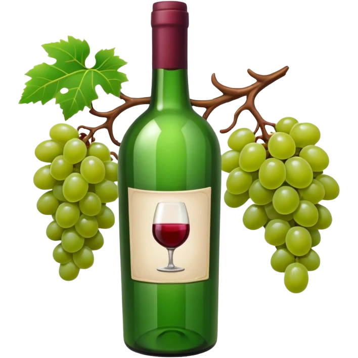 Grape vine bottle emoji