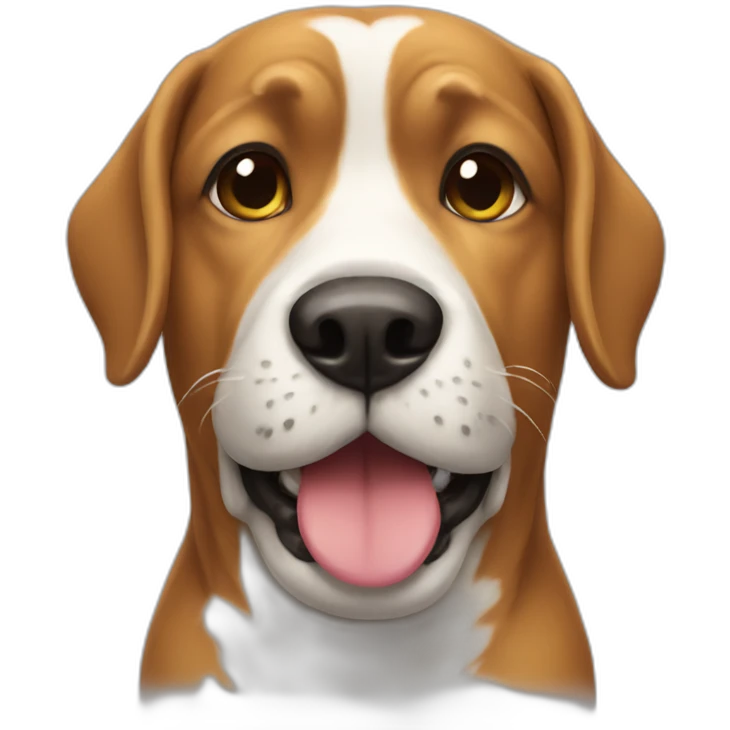 dog with a mustache emoji