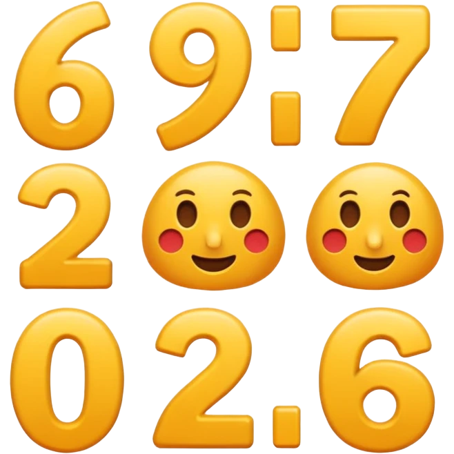 6 7 emoji