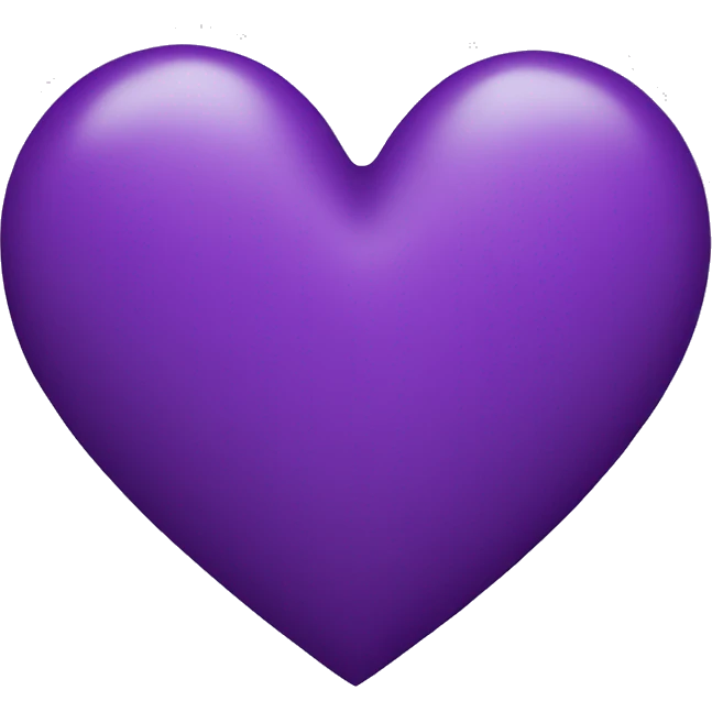 Purple heart emoji