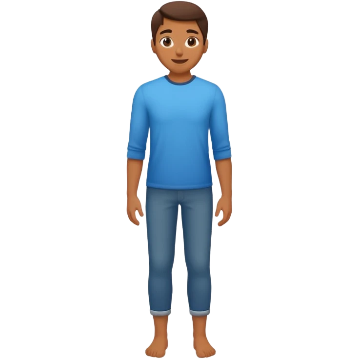 Someone inspired and happy  fullbody emoji