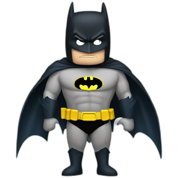 batman shrugging shoulders in confusion emoji