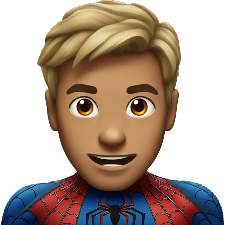 Spiderman superhero emoji