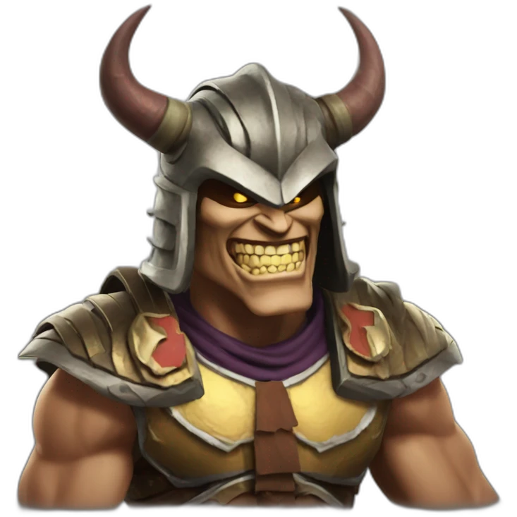 Laughing shao kahn emoji